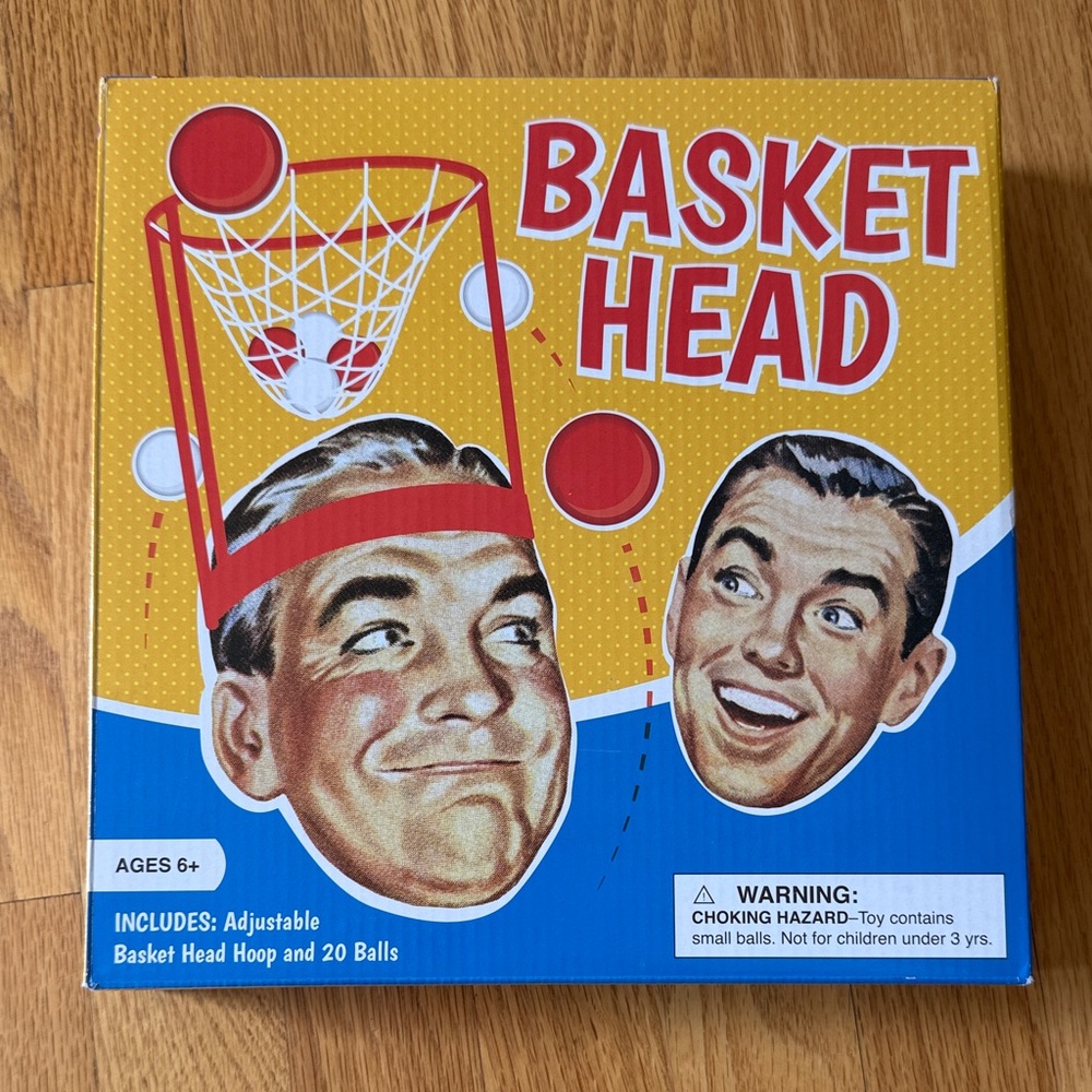 Basket Head Game - Party Hoop Game Ages 6+